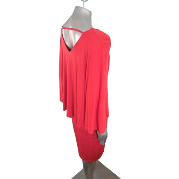 🪻BOGO🪻 Red Batwing Bodycon Dress Size XXL NWOT - Picture 5 of 8